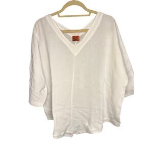 Oh my Gauze Lynn Cotton Gauze Blouse Size 3 or XXL Lagenlook